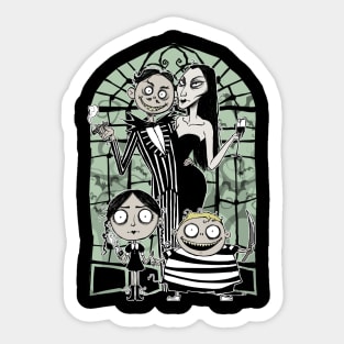 The Addams Nightmare Sticker